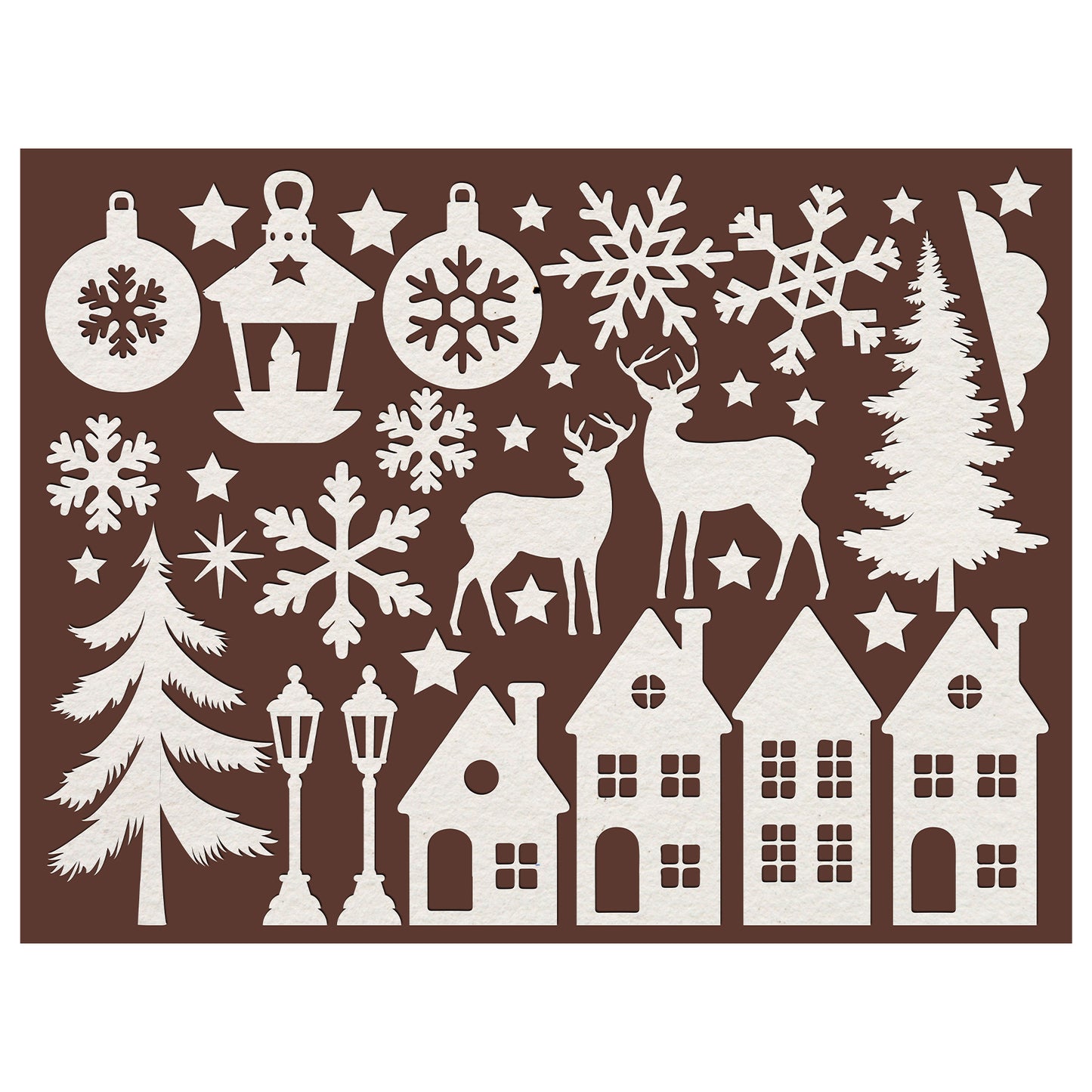 Stamperia Art Paper Shapes Laser Cut Christmas