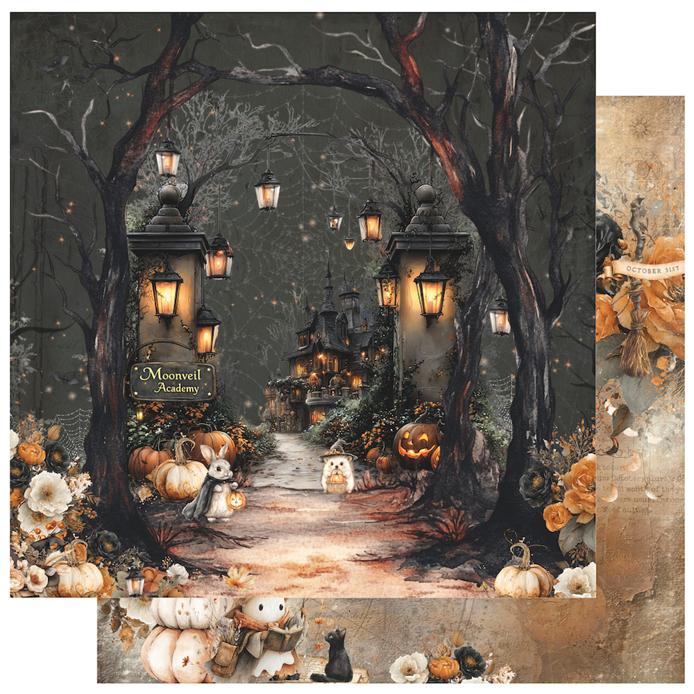 Prima Marketing Made of Magic Collection - 12 x 12 Double Sided Paper - The Enchanted Way