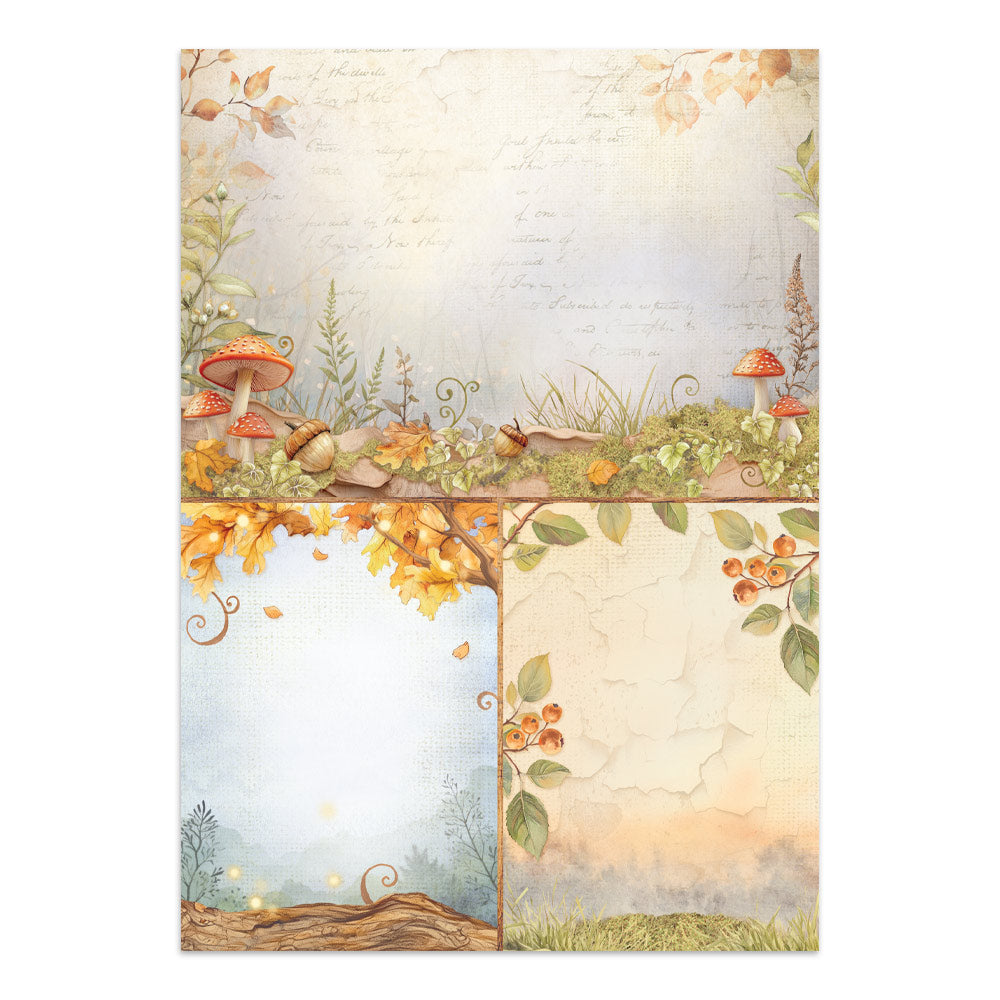 Stamperia Whispering Woods Junk Journal Stickers, Backgrounds, Cut-Outs