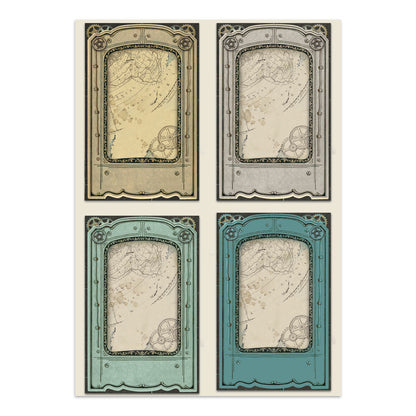 Stamperia Voyages Fantastiques Junk Journal Stickers, Backgrounds, Cut-Outs