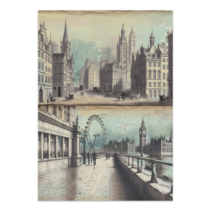 Stamperia Voyages Fantastiques Junk Journal Stickers, Backgrounds, Cut-Outs
