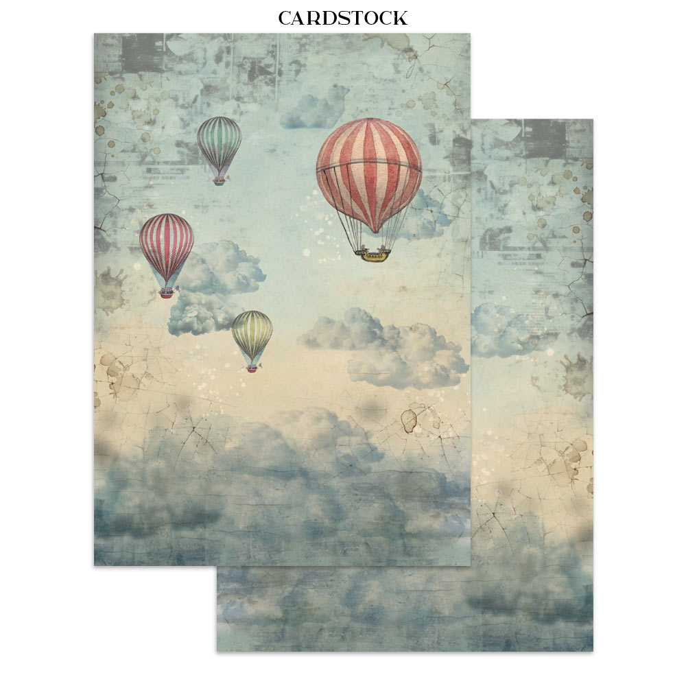 Stamperia Voyages Fantastiques Junk Journal Stickers, Backgrounds, Cut-Outs