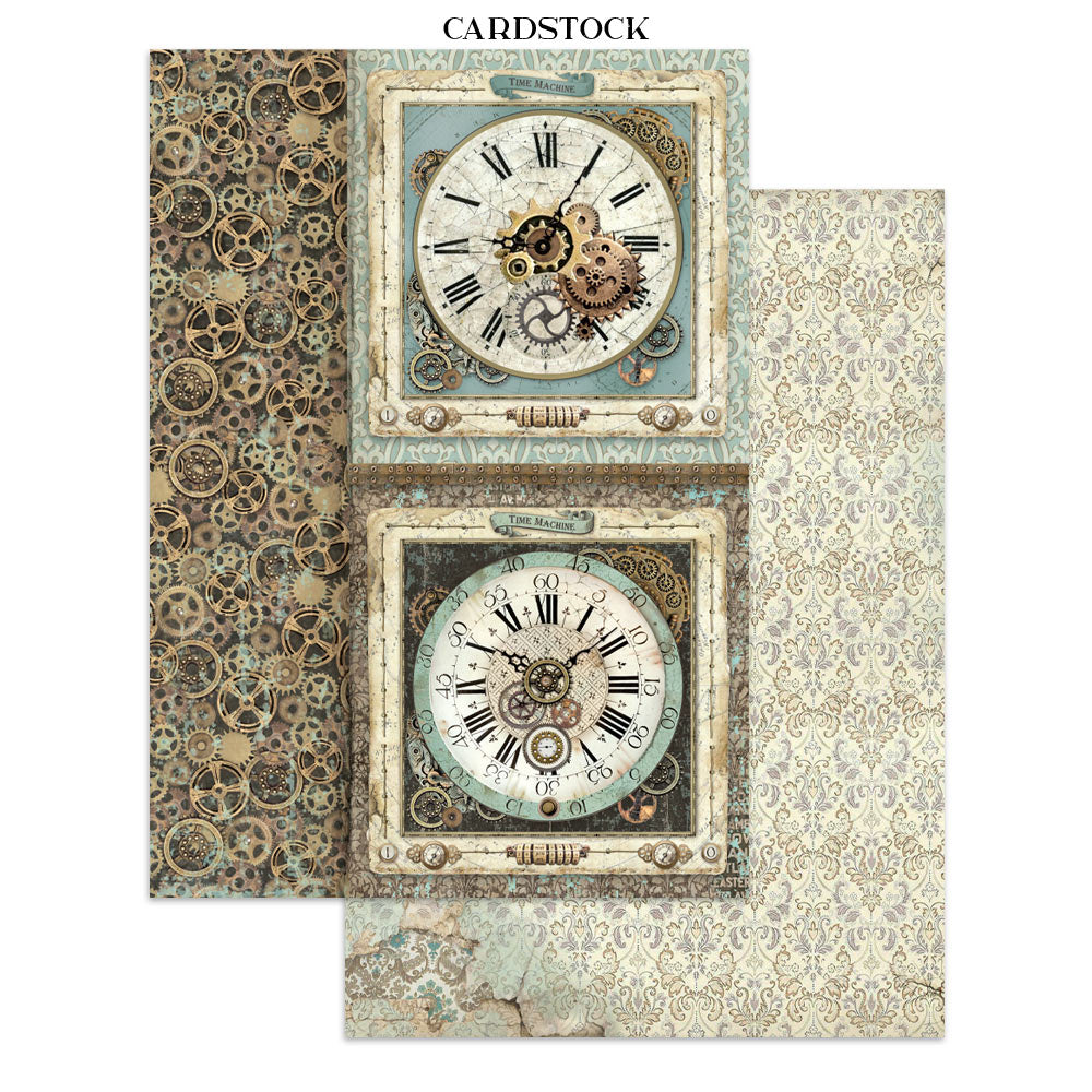 Stamperia Voyages Fantastiques Junk Journal Stickers, Backgrounds, Cut-Outs