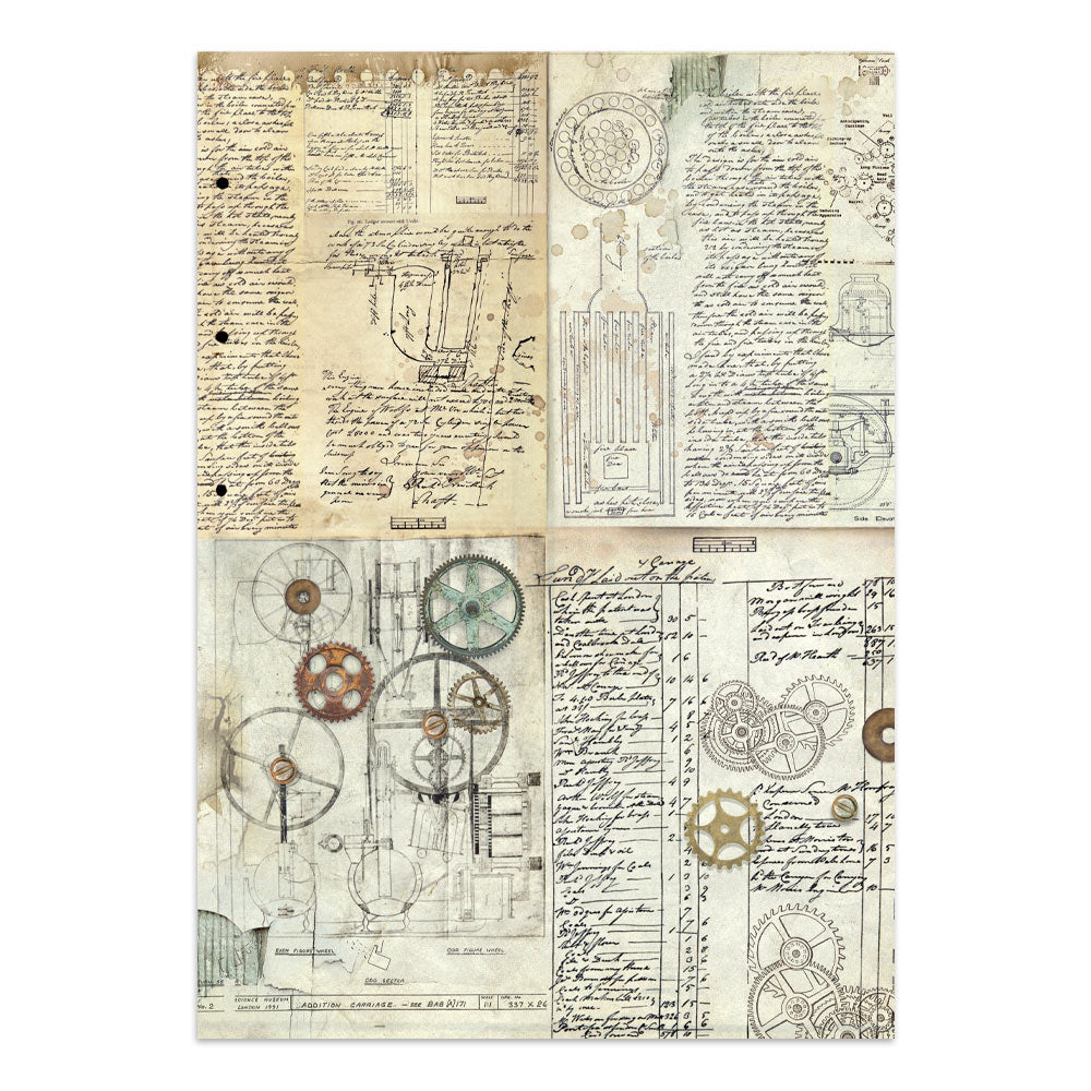 Stamperia Voyages Fantastiques Junk Journal Stickers, Backgrounds, Cut-Outs
