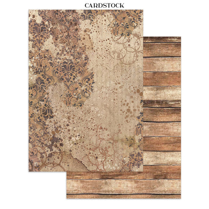 Stamperia Coffee and Chocolate Junk Journal Stickers, Backgrounds, Cut-Outs