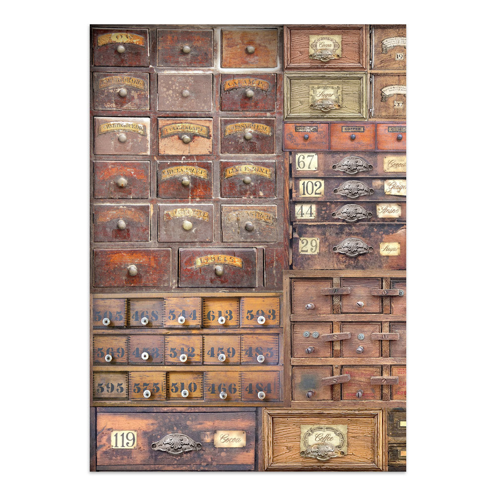 Stamperia Coffee and Chocolate Junk Journal Stickers, Backgrounds, Cut-Outs