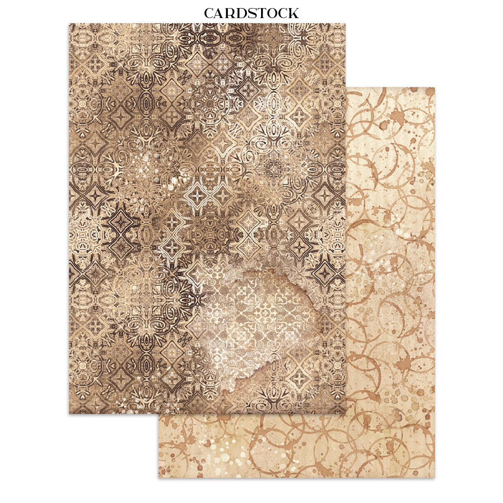 Stamperia Coffee and Chocolate Junk Journal Stickers, Backgrounds, Cut-Outs