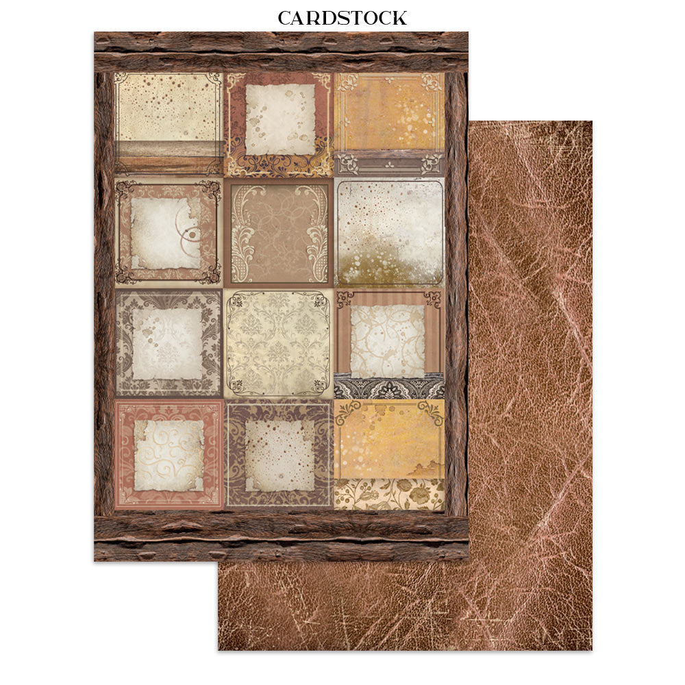 Stamperia Coffee and Chocolate Junk Journal Stickers, Backgrounds, Cut-Outs