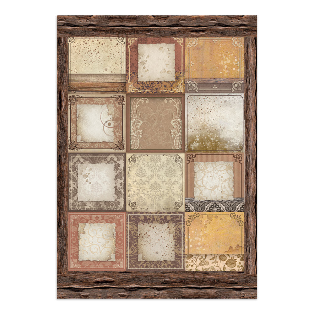 Stamperia Coffee and Chocolate Junk Journal Stickers, Backgrounds, Cut-Outs