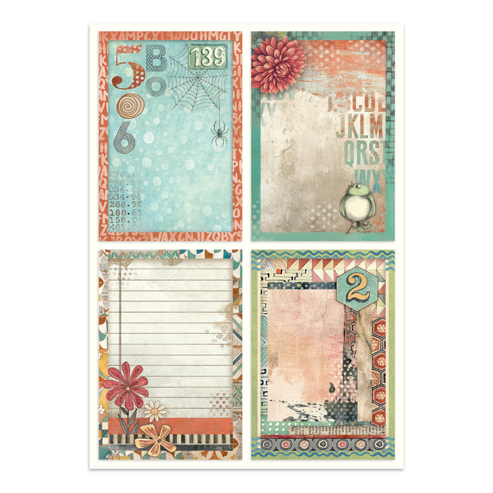 Stamperia Furry Friends Junk Journal Stickers, Backgrounds, Cut-Outs