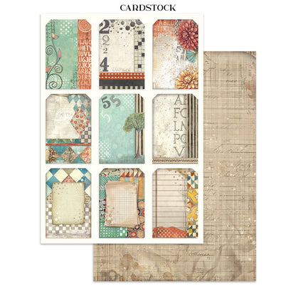 Stamperia Furry Friends Junk Journal Stickers, Backgrounds, Cut-Outs