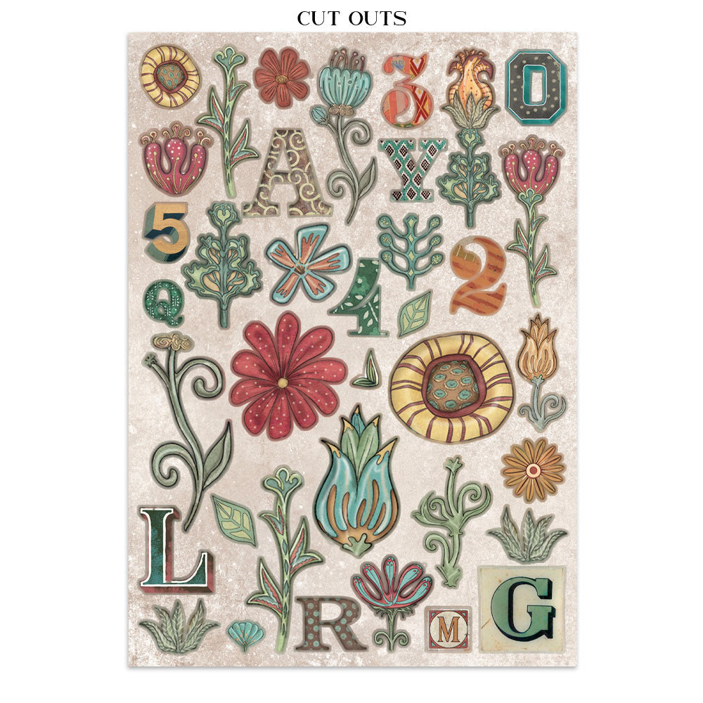 Stamperia Furry Friends Junk Journal Stickers, Backgrounds, Cut-Outs