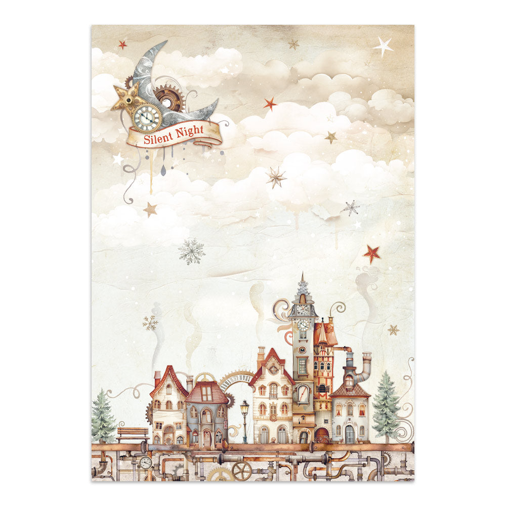 Stamperia Gear up for Christmas Junk Journal Stickers, Backgrounds, Cut-Outs