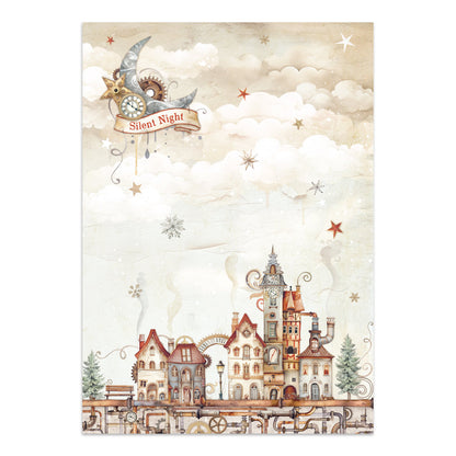 Stamperia Gear up for Christmas Junk Journal Stickers, Backgrounds, Cut-Outs