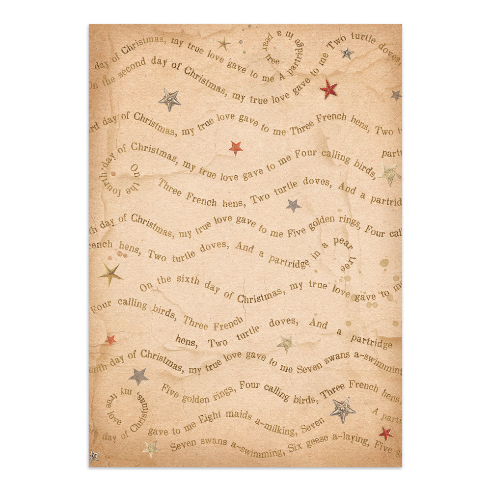 Stamperia Gear up for Christmas Junk Journal Stickers, Backgrounds, Cut-Outs