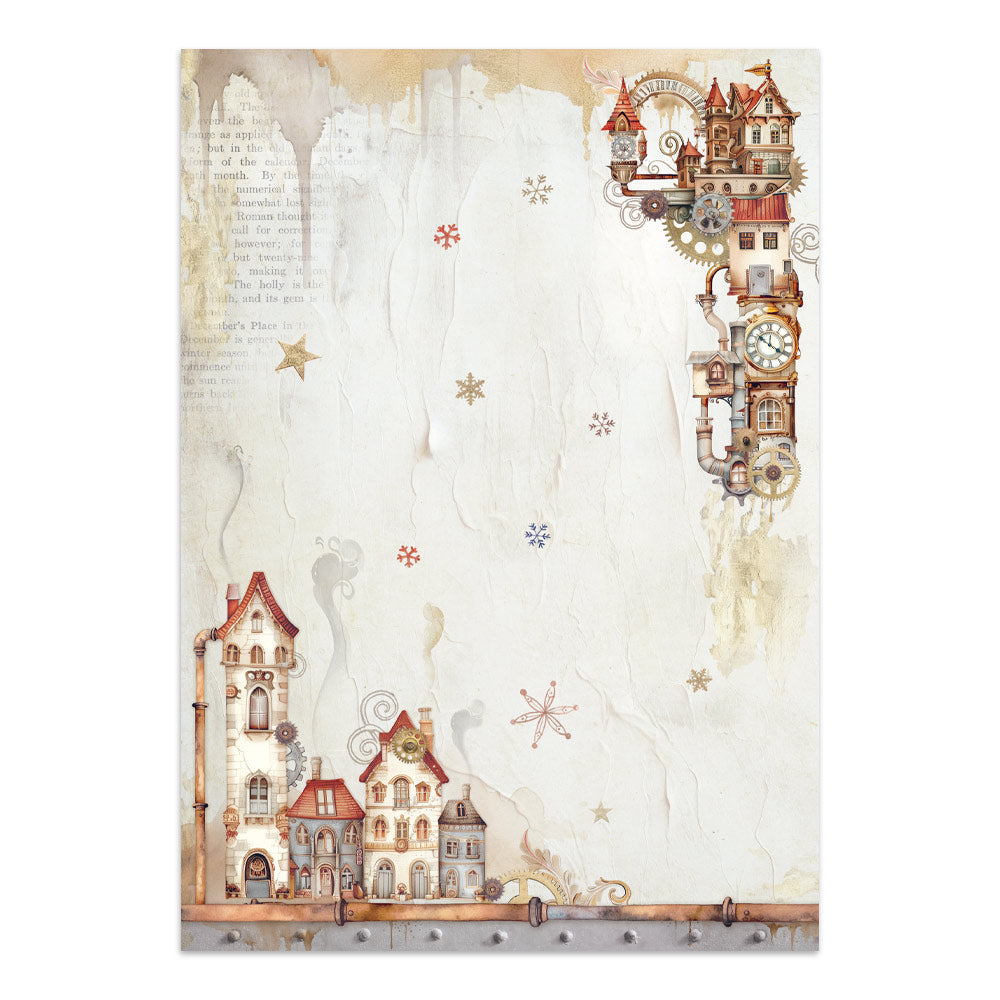 Stamperia Gear up for Christmas Junk Journal Stickers, Backgrounds, Cut-Outs