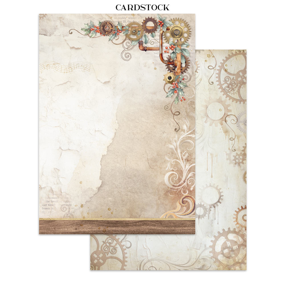 Stamperia Gear up for Christmas Junk Journal Stickers, Backgrounds, Cut-Outs