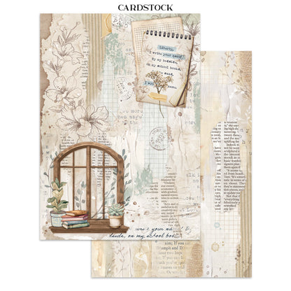 Stamperia Secret Diary Junk Journal Stickers, Backgrounds, Cut-Outs