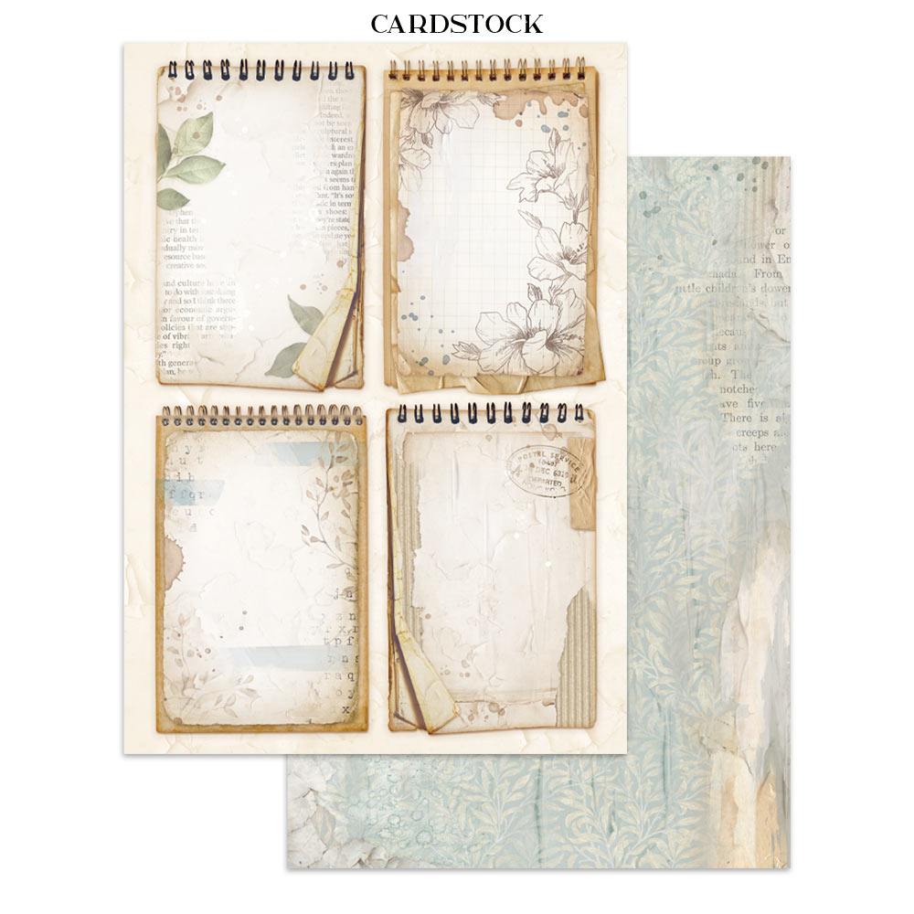 Stamperia Secret Diary Junk Journal Stickers, Backgrounds, Cut-Outs