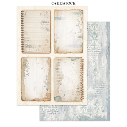 Stamperia Secret Diary Junk Journal Stickers, Backgrounds, Cut-Outs