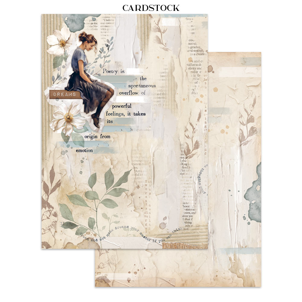 Stamperia Secret Diary Junk Journal Stickers, Backgrounds, Cut-Outs