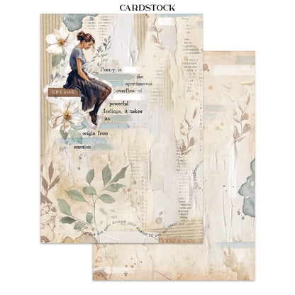 Stamperia Secret Diary Junk Journal Stickers, Backgrounds, Cut-Outs