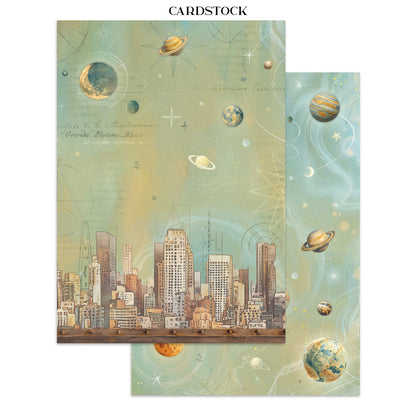 Stamperia A New Beginning Junk Journal Stickers, Backgrounds, Cut-Outs