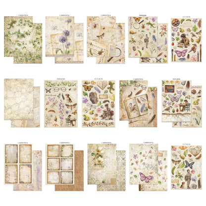 Stamperia All Around Junk Journal Stickers, Backgrounds, Cut-Outs