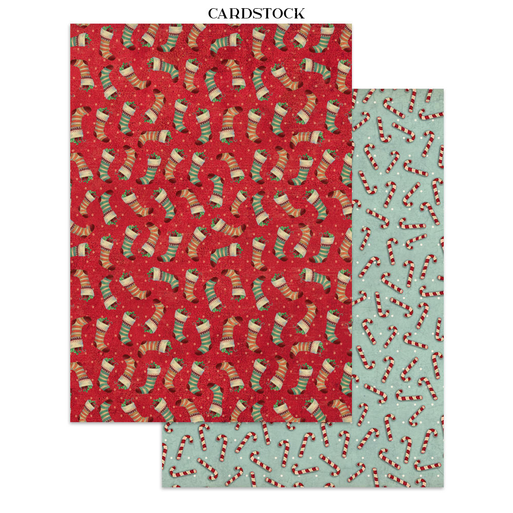Stamperia Classic Christmas Junk Journal Stickers, Backgrounds, Cut-Outs