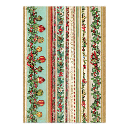 Stamperia Classic Christmas Junk Journal Stickers, Backgrounds, Cut-Outs