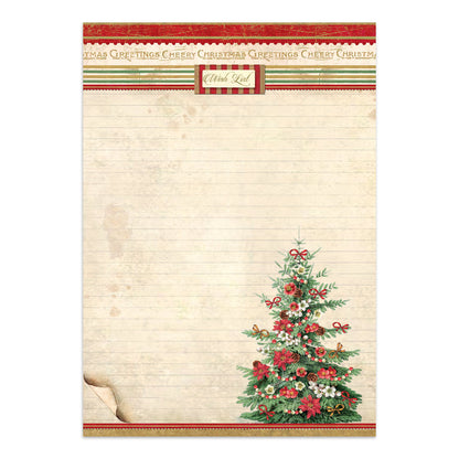 Stamperia Classic Christmas Junk Journal Stickers, Backgrounds, Cut-Outs