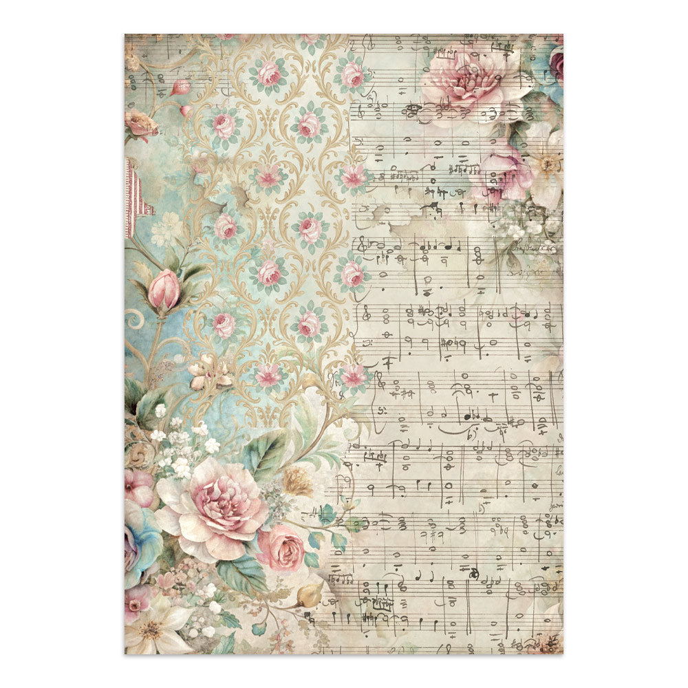 Stamperia Symphony Junk Journal Stickers, Backgrounds, Cut-Outs by Sara Alcobendas