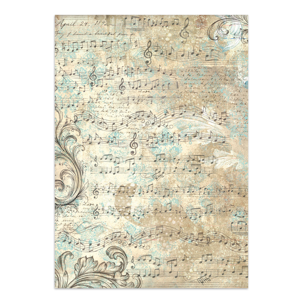 Stamperia Symphony Junk Journal Stickers, Backgrounds, Cut-Outs by Sara Alcobendas