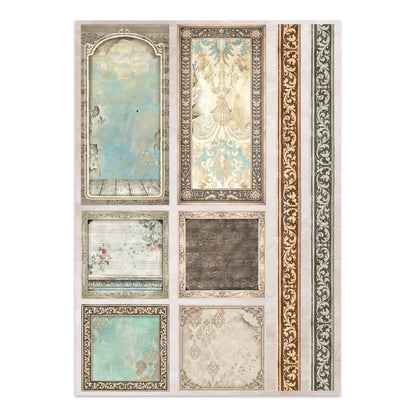 Stamperia Symphony Junk Journal Stickers, Backgrounds, Cut-Outs by Sara Alcobendas