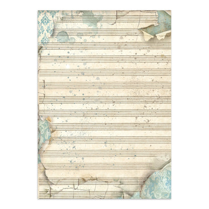 Stamperia Symphony Junk Journal Stickers, Backgrounds, Cut-Outs by Sara Alcobendas