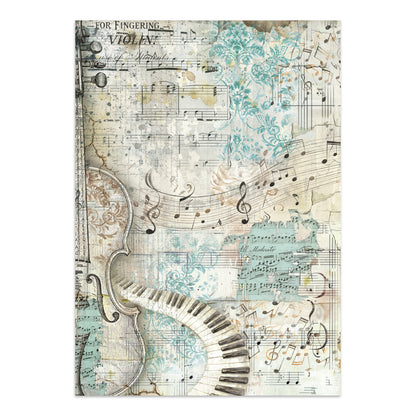 Stamperia Symphony Junk Journal Stickers, Backgrounds, Cut-Outs by Sara Alcobendas