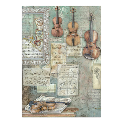 Stamperia Symphony Junk Journal Stickers, Backgrounds, Cut-Outs by Sara Alcobendas