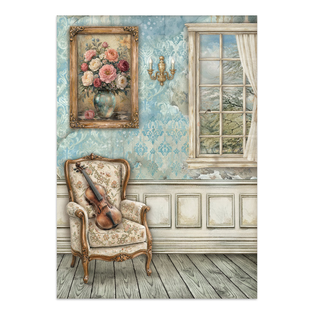 Stamperia Symphony Junk Journal Stickers, Backgrounds, Cut-Outs by Sara Alcobendas