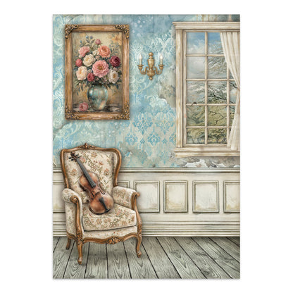 Stamperia Symphony Junk Journal Stickers, Backgrounds, Cut-Outs by Sara Alcobendas