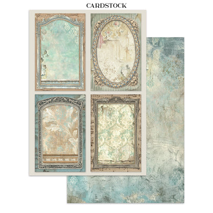 Stamperia Symphony Junk Journal Stickers, Backgrounds, Cut-Outs by Sara Alcobendas