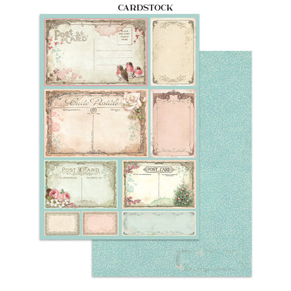 Stamperia Winter Magic Junk Journal Stickers, Backgrounds, Cut-Outs