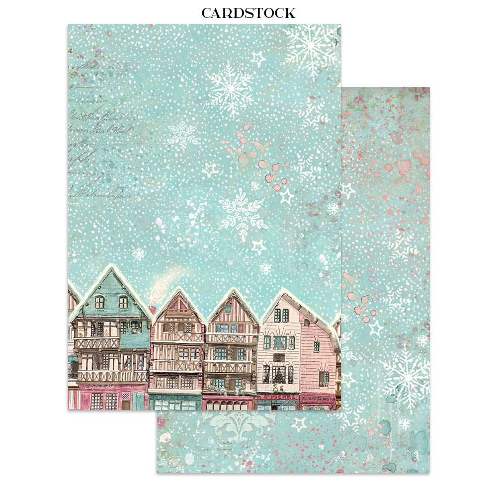 Stamperia Winter Magic Junk Journal Stickers, Backgrounds, Cut-Outs