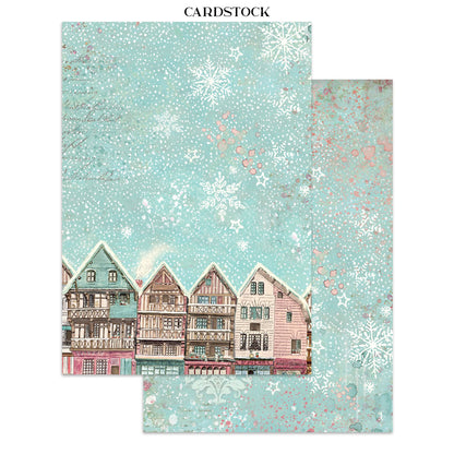 Stamperia Winter Magic Junk Journal Stickers, Backgrounds, Cut-Outs