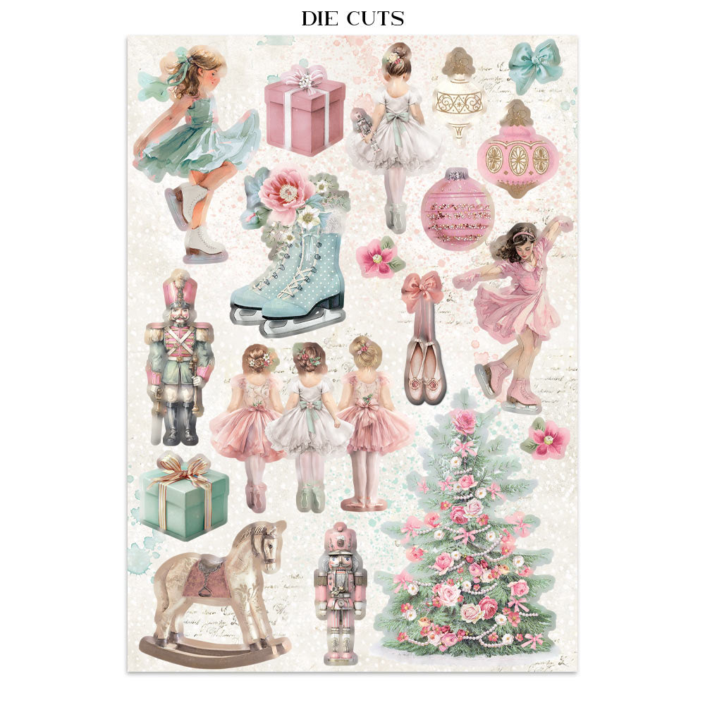 Stamperia Winter Magic Junk Journal Stickers, Backgrounds, Cut-Outs