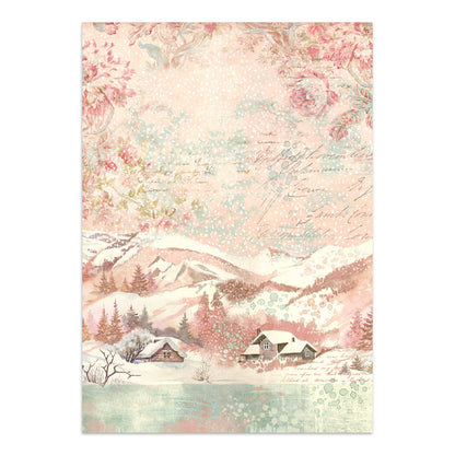 Stamperia Winter Magic Junk Journal Stickers, Backgrounds, Cut-Outs