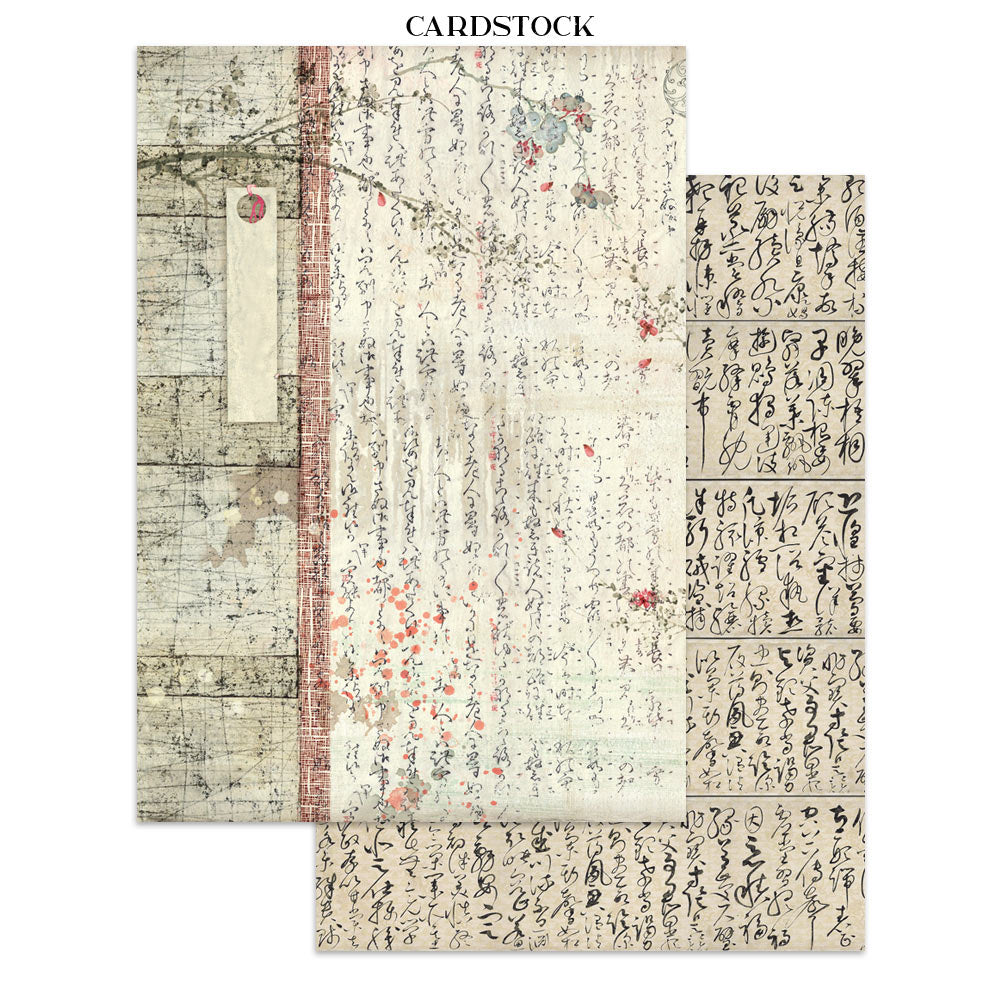 Stamperia Oriental Garden Junk Journal Stickers, Backgrounds, Cut-Outs