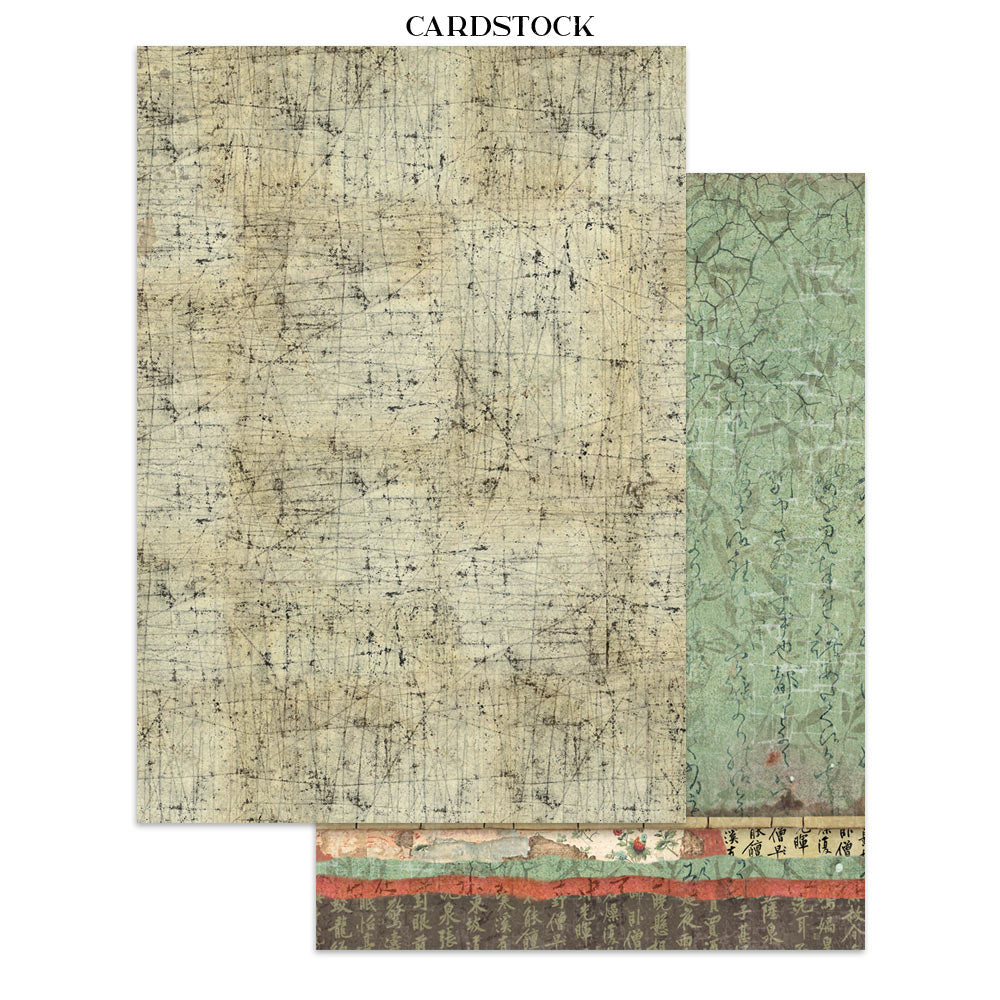 Stamperia Oriental Garden Junk Journal Stickers, Backgrounds, Cut-Outs