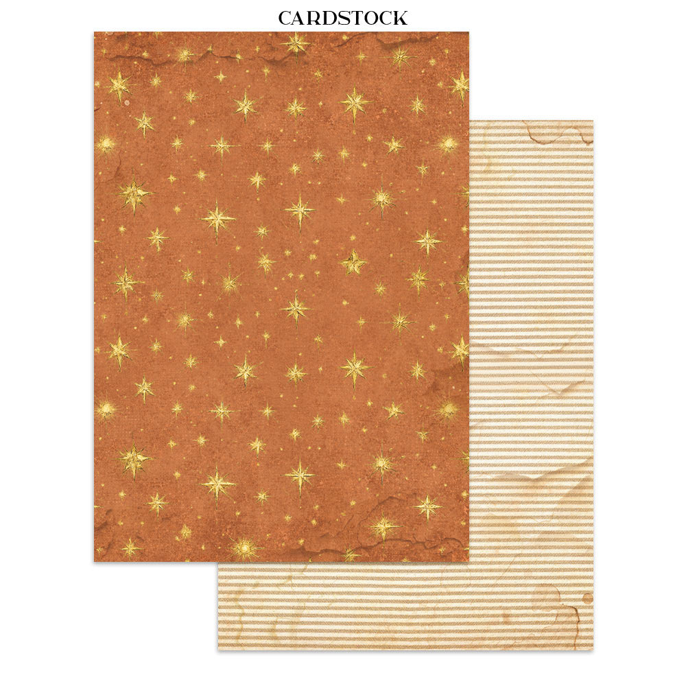 Stamperia Silent Night Junk Journal Stickers, Backgrounds, Cut-Outs