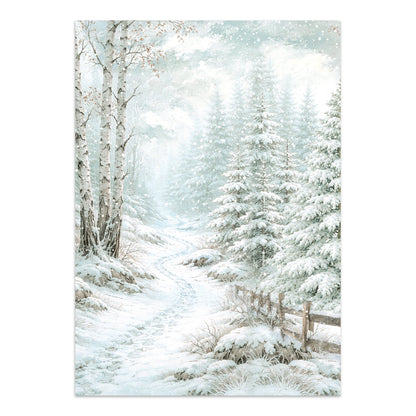 Stamperia White Christmas Junk Journal Stickers, Backgrounds, Cut-Outs by Cristina Radovan