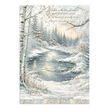 Stamperia White Christmas Junk Journal Stickers, Backgrounds, Cut-Outs by Cristina Radovan